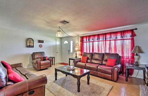Sea Ranch On The Gulf House | Walk to Gulf Home with Boat Dock in Hudson!