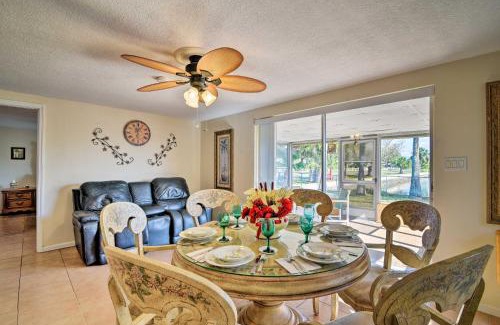 Sea Ranch On The Gulf House | Walk to Gulf Home with Boat Dock in Hudson!