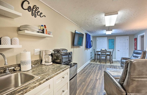 Sturgis Apartment | Walk to Main St: Sturgis Apt w/Grill!