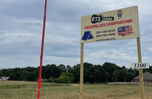 Cullman RV Rental | Walk to Rock The South Tent Camping at Greerbillies Campground
