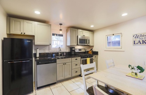 Kings Beach Cabin | Walk to the lake or hike/bike the nearby trails steps out the front door!
