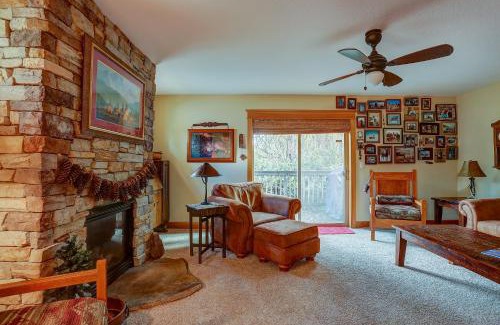 Hood River House | Wanderlust with Rustic Stone Fireplace