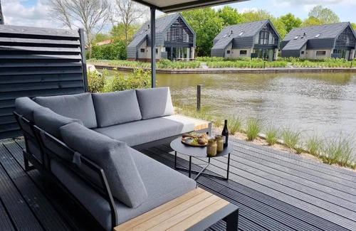 Balk House | Water Villa in Balk with Private Jetty