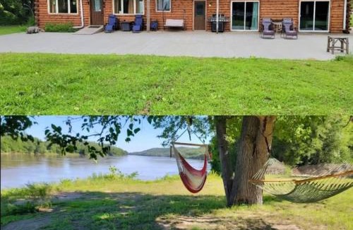 St. Joseph House | Waterfront 2 Bdrm Cabin with Best Sunset View and Huge Yard