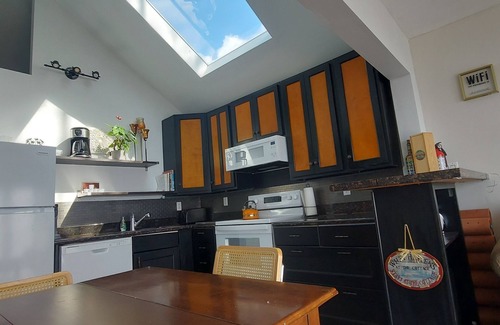 Hamilton Cottage | Waterfront 3+beds, 1 1/2 bath, hot tub, 3 private patios, shallow lake access.n