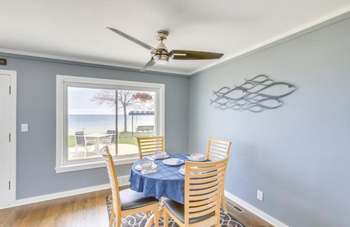 Algoma House | Waterfront Algoma Vacation Rental on Lake Michigan