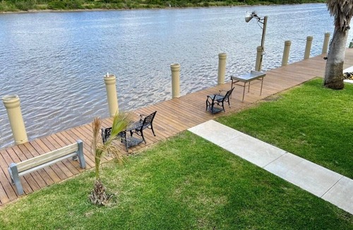 Matagorda Apartment | Waterfront Bunkroom sits on the Colorado river.