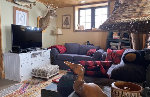 Janetville Cottage | Waterfront Cottage ! Sandy swimming area, games room & hot tub ! Unique charm !
