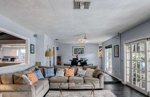 Bay Crest Park House | Waterfront escape with a private pool, dock, fast WiFi, & A/C - Dogs allowed