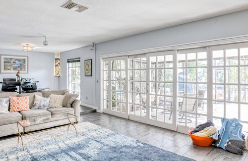 Bay Crest Park House | Waterfront escape with a private pool, dock, fast WiFi, & A/C - Dogs allowed