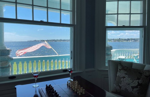 Groton House | Waterfront Estate in Groton – 10 Bedrooms, Private Pier, & Beach Access