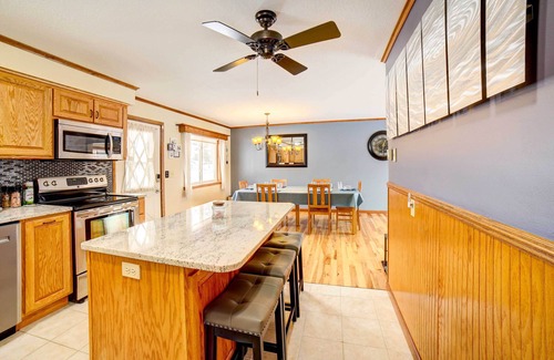 Paris Cottage | Waterfront Evart House on Chippewa Lake Channel
