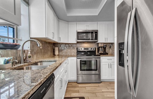 Desert Shores Condo | Waterfront, Ground Level, 2 Bedroom Condo