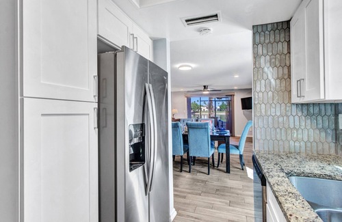 Desert Shores Condo | Waterfront, Ground Level, 2 Bedroom Condo
