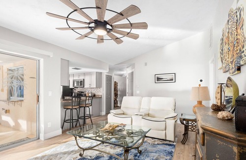North Fort Myers House | Waterfront home on a canal with saltwater pool, great patio, views & AC