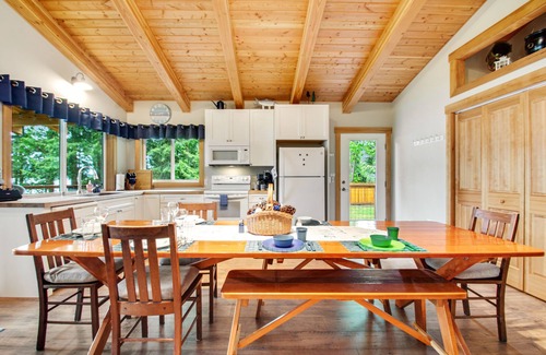 Bellingham House | Waterfront home on Lake Whatcom with private dock, beach, firepit & woodstove