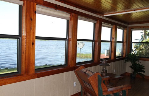 Crystal River Cabin | Waterfront Home, Sun Room with TV, Fishing Dock, Private Location