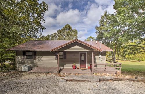 Golden House | Waterfront Home with Fire Pit on Table Rock Lake