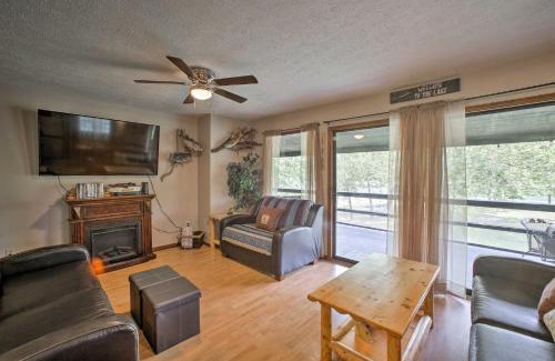 Golden House | Waterfront Home with Fire Pit on Table Rock Lake