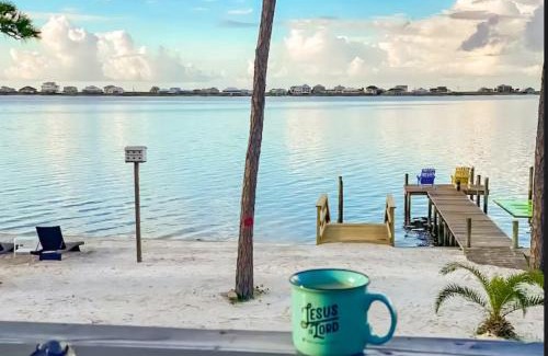 Gulf Shores House | Waterfront Home With Private Beach & Hot Tub