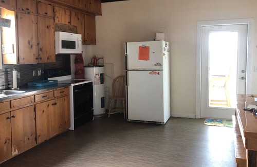Palacios House | Waterfront house is ready to rent with a great pier, and green fishing light!!
