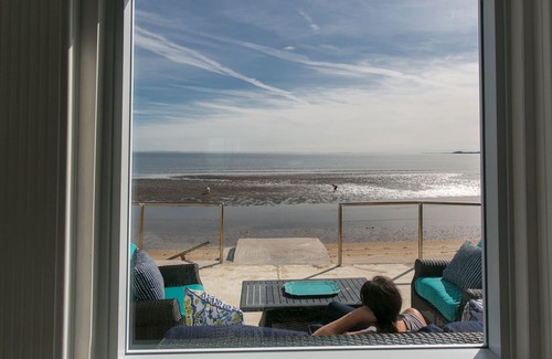 Westbrook Center House | Waterfront House with picture-perfect views from all 3 levels.