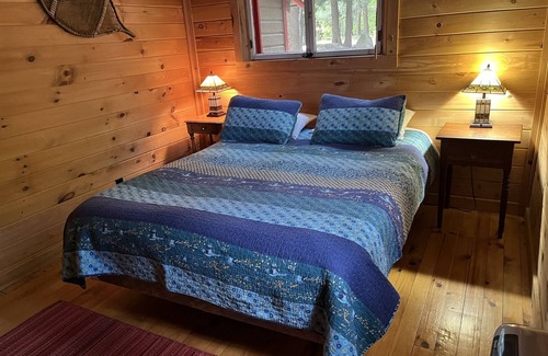 Town of Hermon Cabin | Waterfront In Adirondacks Region, Hot Tub, Pontoon Boat, Kayaks, Paddle Board