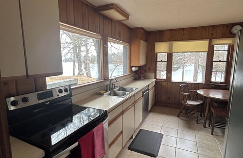 Park Rapids House | Waterfront in town. 200 ft. of clear shoreline. Lots of updates in 2024.