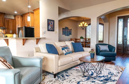 Brooks Hollow House | Waterfront Lake Travis Home with Deep Water Private Boat Dock