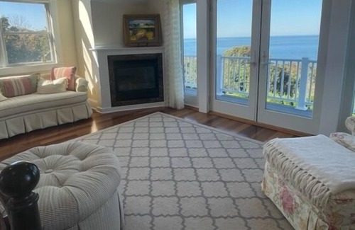 Baiting Hollow House | Waterfront Luxury Home: Private Pool, Sunsets & Coastline Views, Pool Table