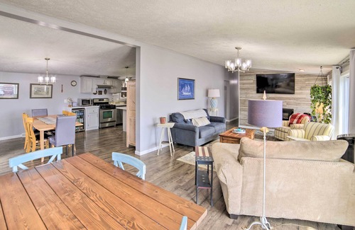 Michigan Center House | Waterfront Michigan Center Home w/Boat Dock!