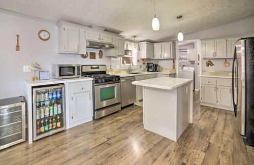 Michigan Center House | Waterfront Michigan Center Home w/Boat Dock!
