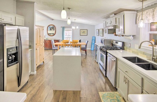 Michigan Center House | Waterfront Michigan Center Home w/Boat Dock!