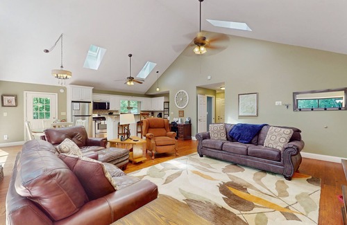 Morganton Cabin | Waterfront Mountain Cabin w/New Hot Tub, Large Deck, Firepit, Gas Grill & WiFi