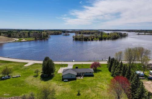 Nekoosa House | Waterfront Nekoosa Home with Dock, Views and More!