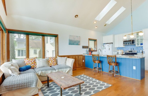 North Beach House | Waterfront North Beach Retreat w/ Private Dock!