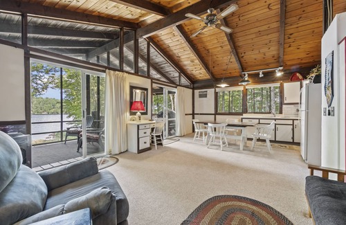 Standish Cottage | Waterfront on Frye Island with an amazing view of Frye's Leap!
