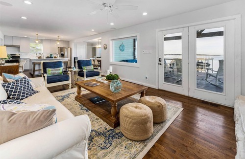 Seven Points House | Waterfront - Open lake with amazing views, dock great for fishing and fire pit