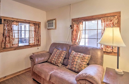 Menahga Cabin | Waterfront Resort Cabin on Twin Lakes!