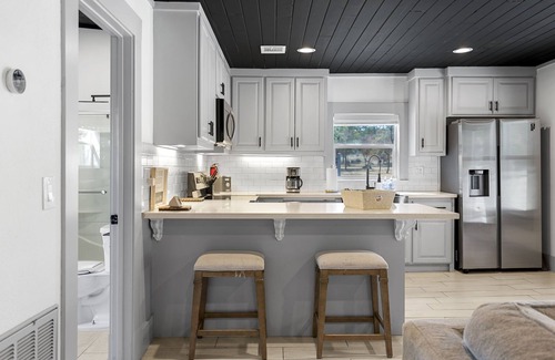 Spicewood House | Waterfront Retreat: 2 Homes Pool BBQ & Playhouse