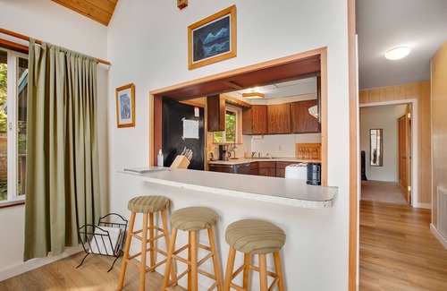 Brinnon House | Waterfront retreat with wraparound deck, grill, Hood Canal views & beach access