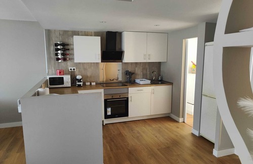 Deltebre Apartment | We made numerous improvements in the apartment (2023), ceramic hob, armchair, sofa.