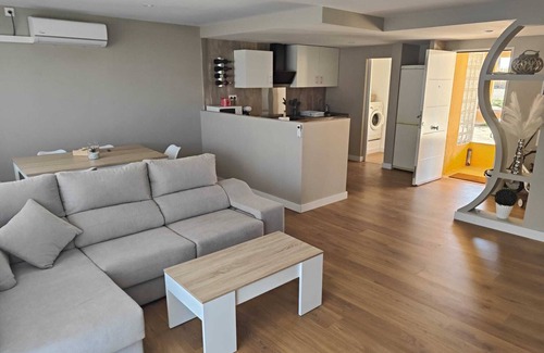 Deltebre Apartment | We made numerous improvements in the apartment (2023), ceramic hob, armchair, sofa.