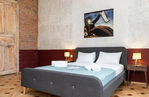 Sololaki Apartment | Wehost apartment rustic interior