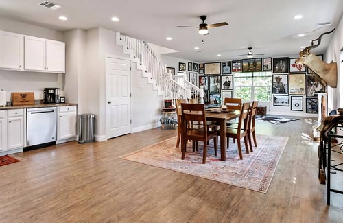Enchanted Oaks House | Welcome to Camp Tejas!nKayaks, Peddle Boat and outdoor pavilion included.