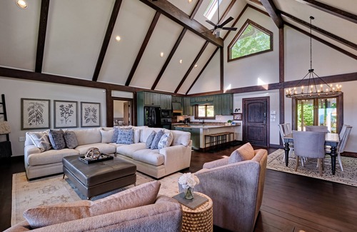 Cullowhee House | Welcome to Heavenly Lake Views, an enchanting home perched high above the clouds
