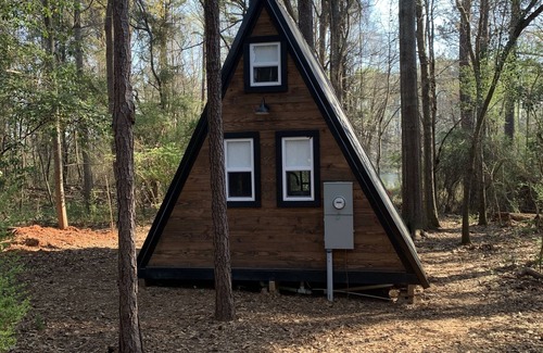 Farmington Cabin | Welcome to our tiny A-frame cabin.