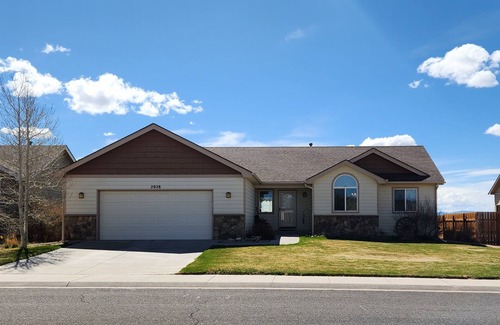 Laramie House | Welcoming home on the outskirts of town, quiet neghborhood, beautiful views.
