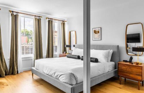 Bangor Apartment | West Market Square View, Historic Hotel DTWN, King Bed, Room # 401