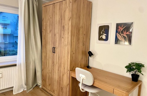 Bad Rothenfelde Apartment | West wing apartment centrally located, Westflügel Apartment zentral mit Parkplatz